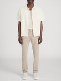 Jacquard Button Down Shirt -- Cream