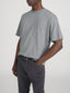 Relaxed Pocket Tee -- Light Grey Melange