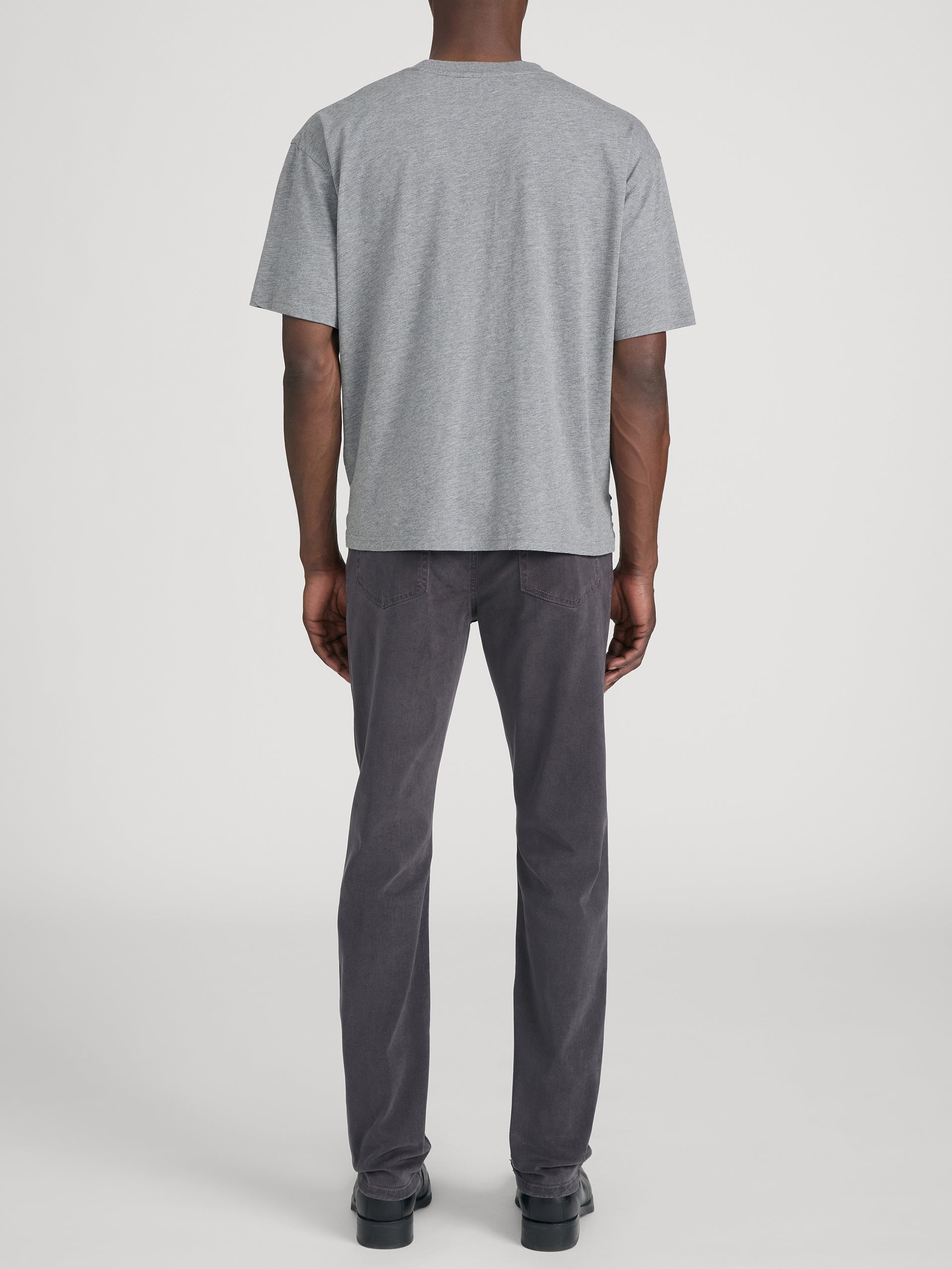 Modern Straight Brushed Twill -- Vintage Grey