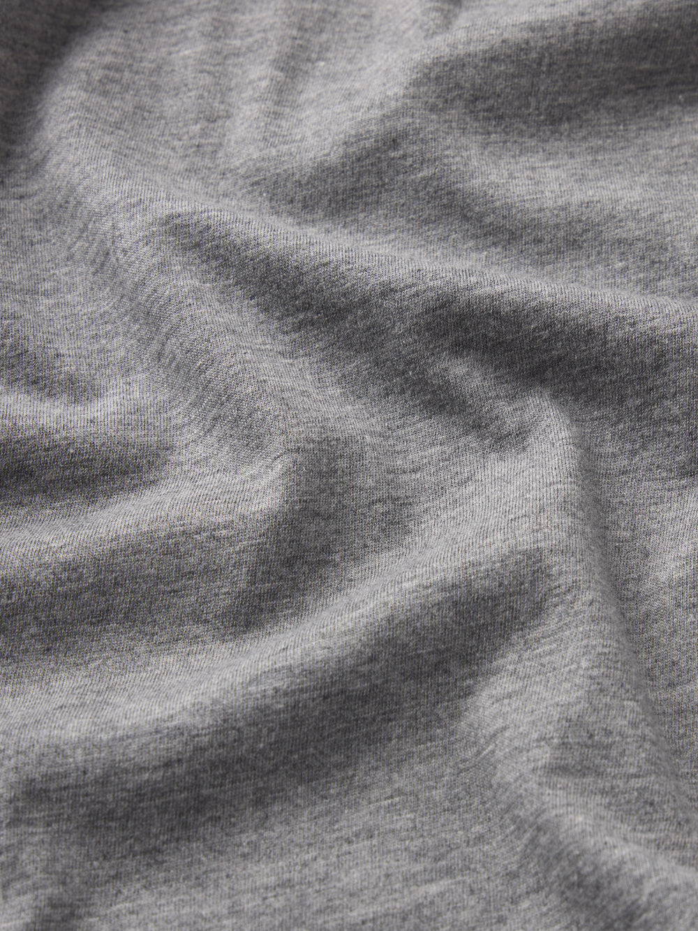 Relaxed Pocket Tee -- Light Grey Melange