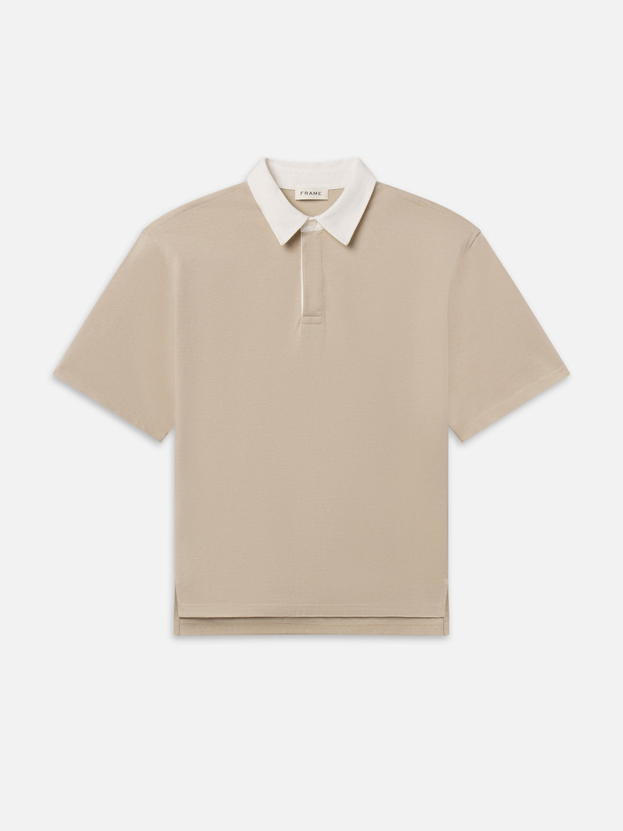 Rugby Polo -- Dusty Beige