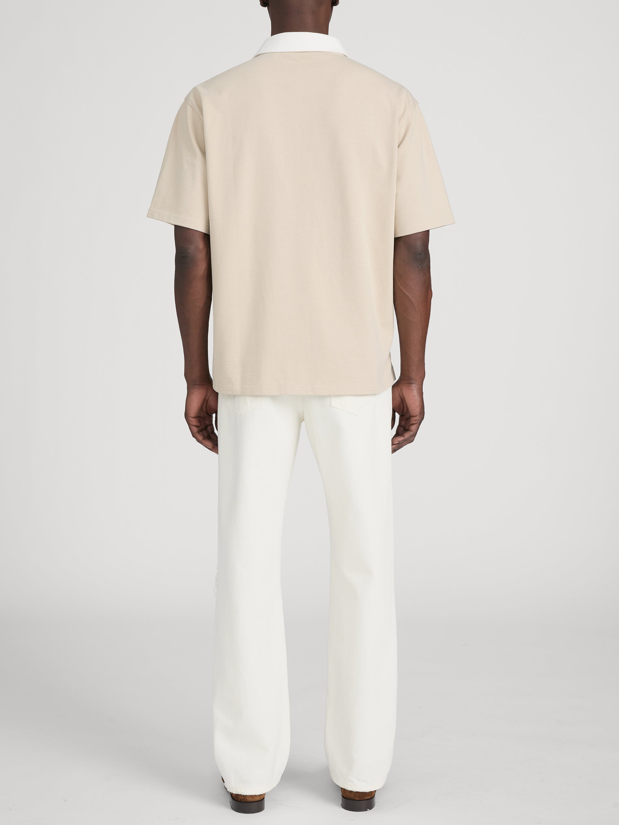Polo on model back 