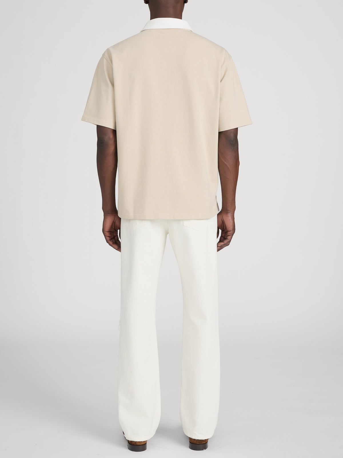 Polo on model back 