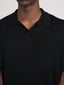 Superfine Polo Sweater -- Black