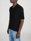 Superfine Polo Sweater -- Black