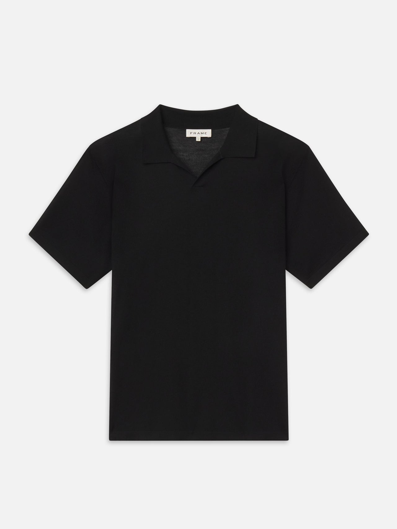 Superfine Polo Sweater -- Black