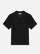 Superfine Polo Sweater -- Black
