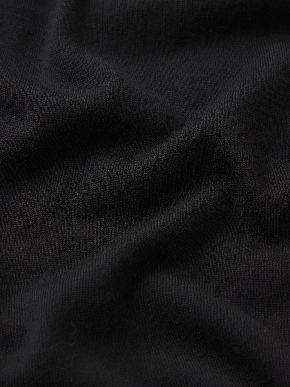Superfine Polo Sweater -- Black