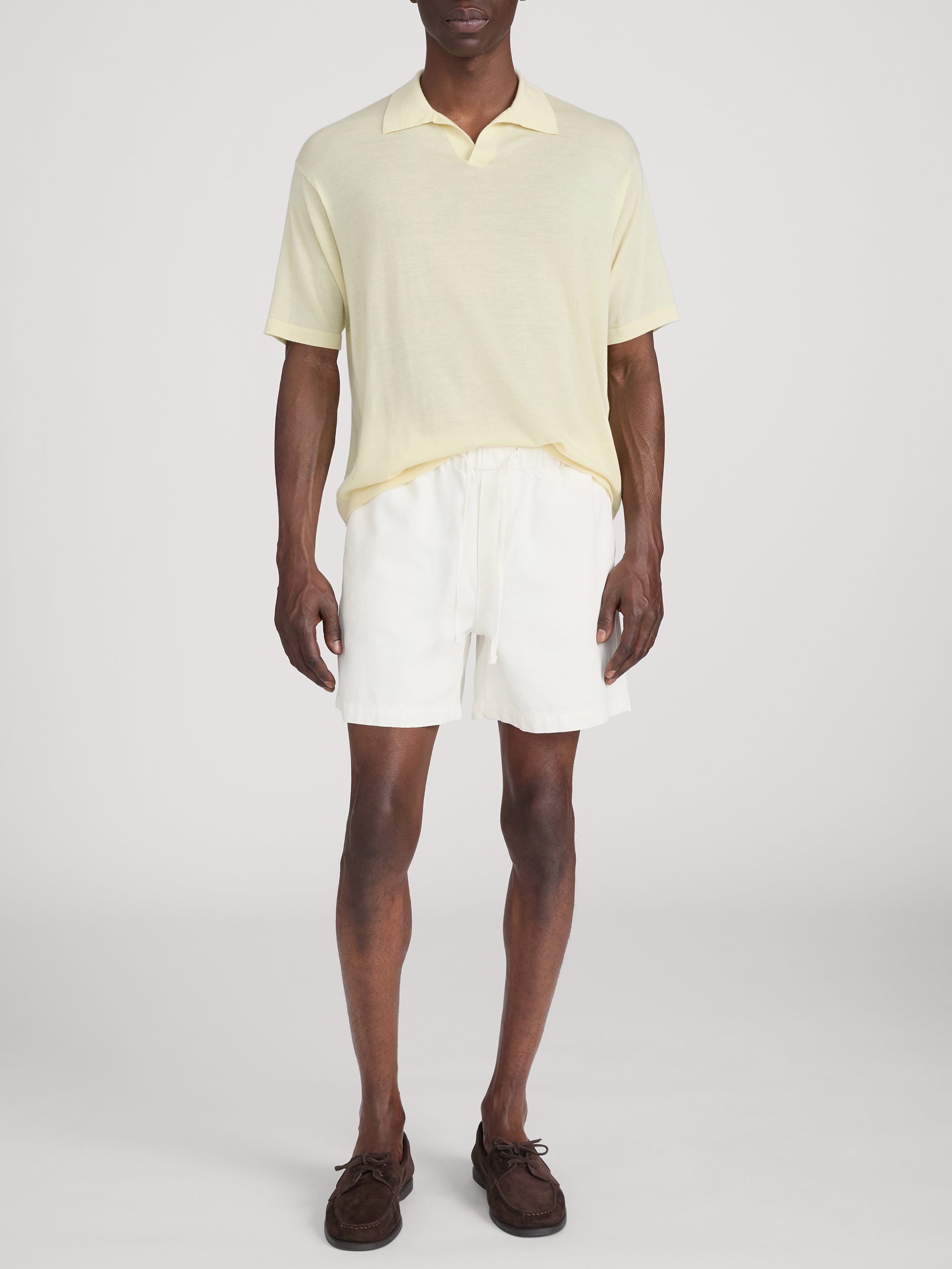 Canvas Shorts -- Off White