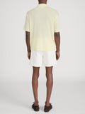 Superfine Polo Sweater -- Pale Yellow
