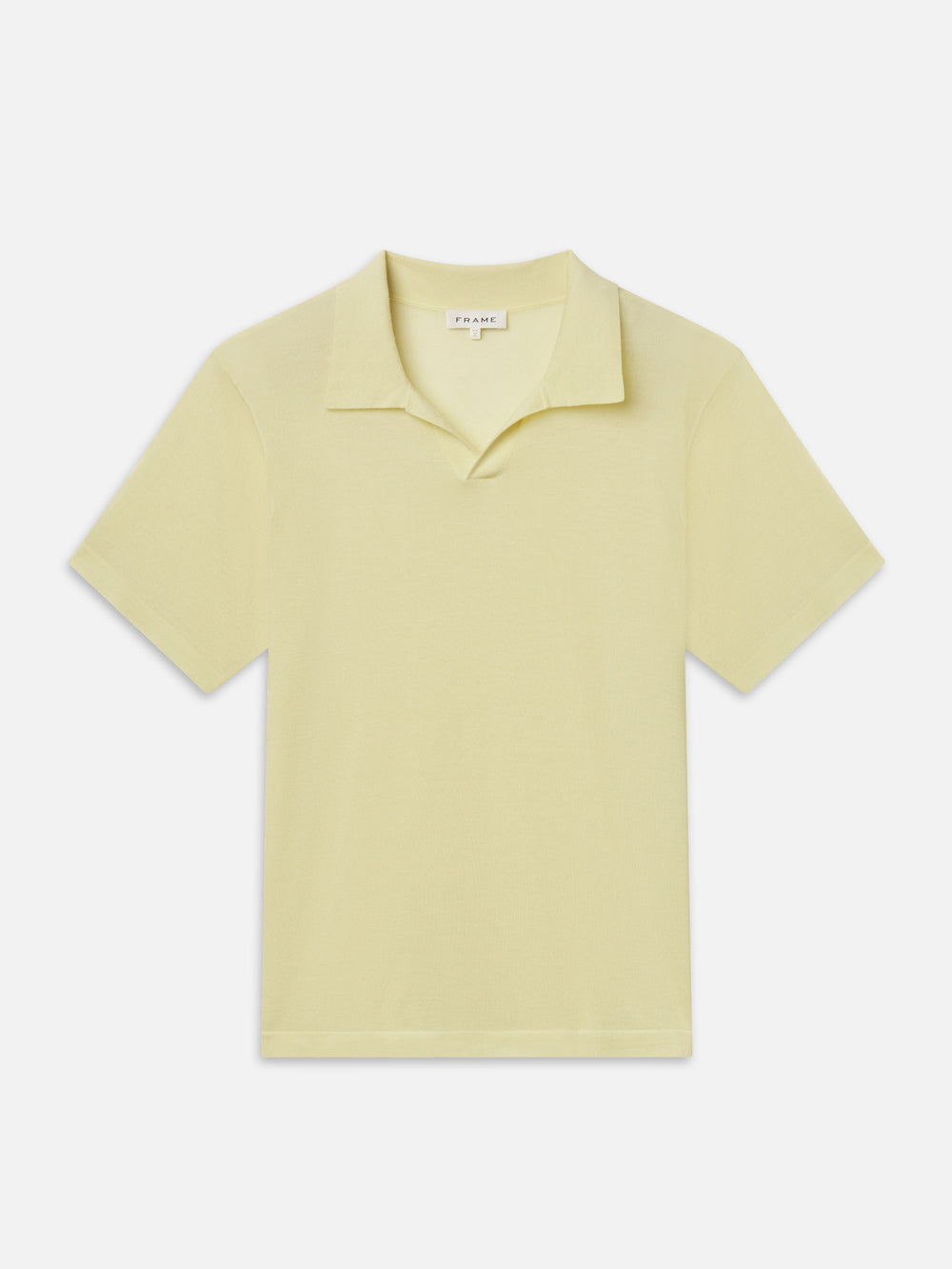 Superfine Polo Sweater -- Pale Yellow
