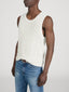 Open Stitch Tank -- Off White