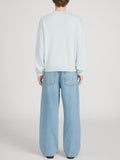Jeans on model back 