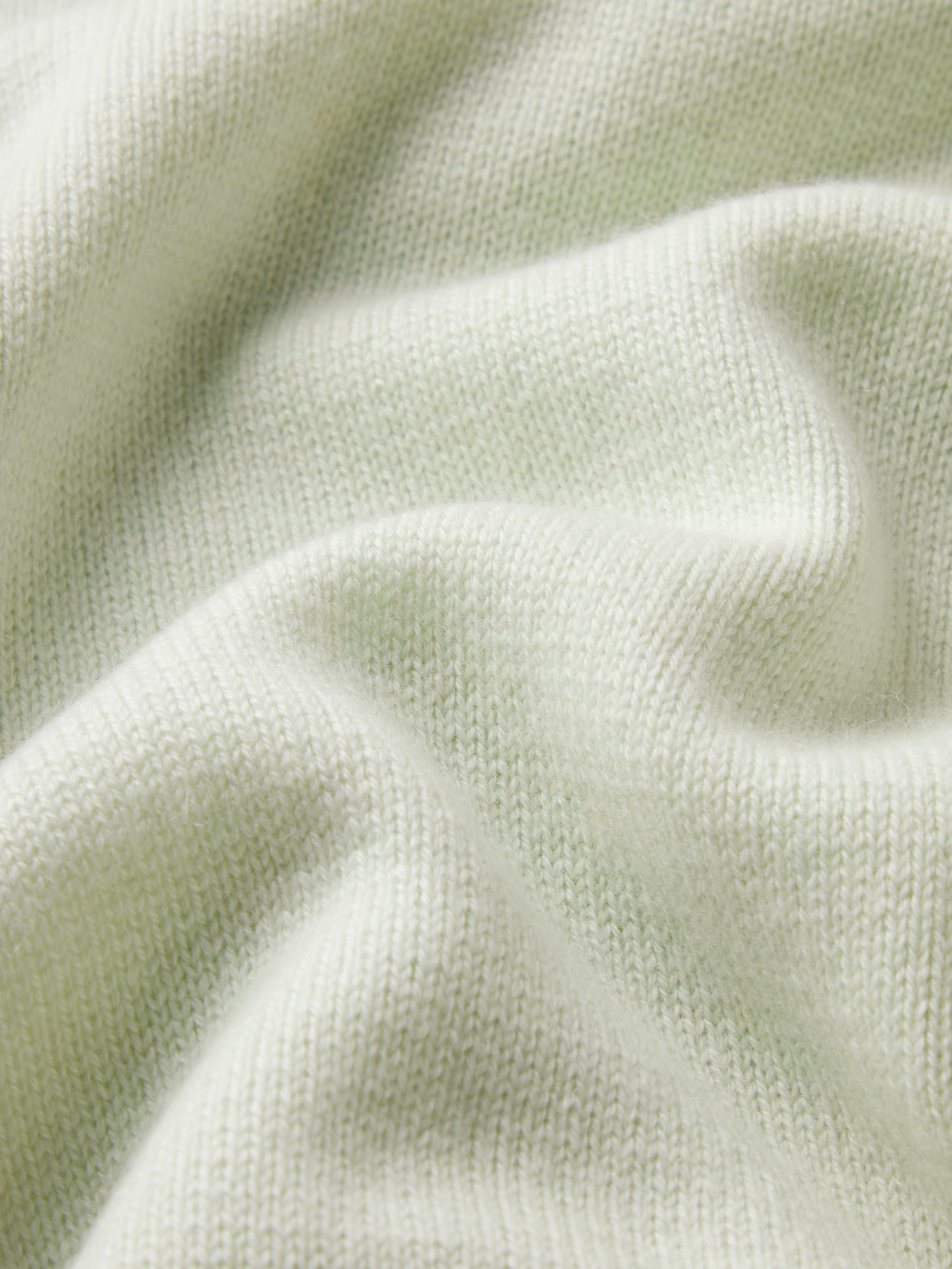 Lightweight Cashmere Crewneck -- Pale Green