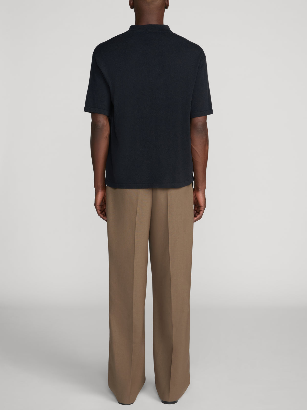 Polo Sweater -- Dark Navy