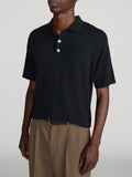 Polo Sweater -- Dark Navy