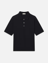 Polo Sweater -- Dark Navy