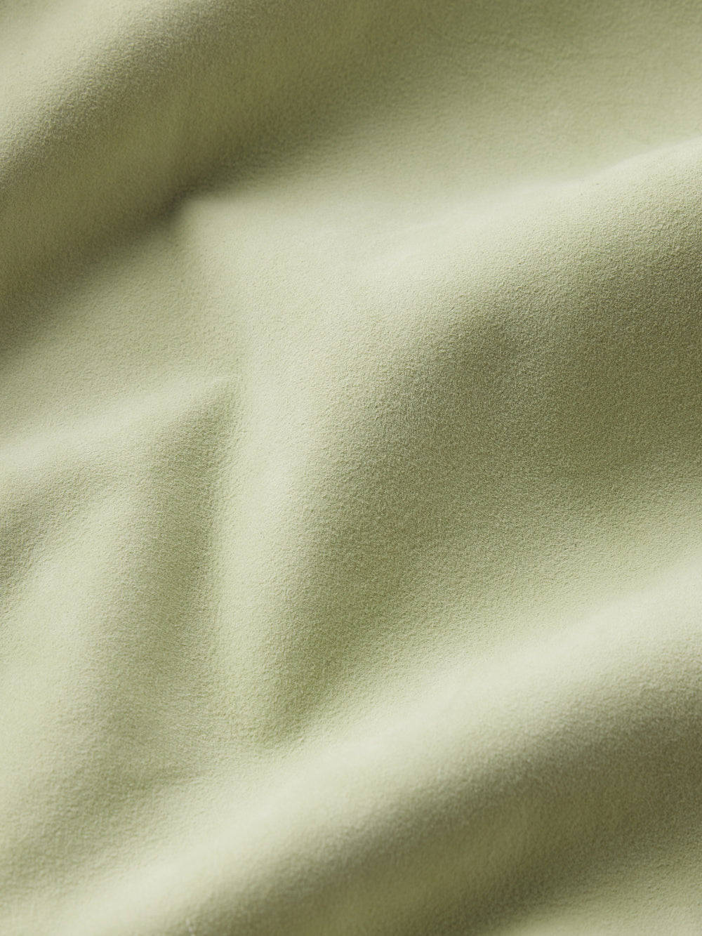 Suede Trucker Jacket -- Soft Pistachio