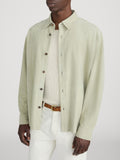 Suede Shirt -- Moss Green