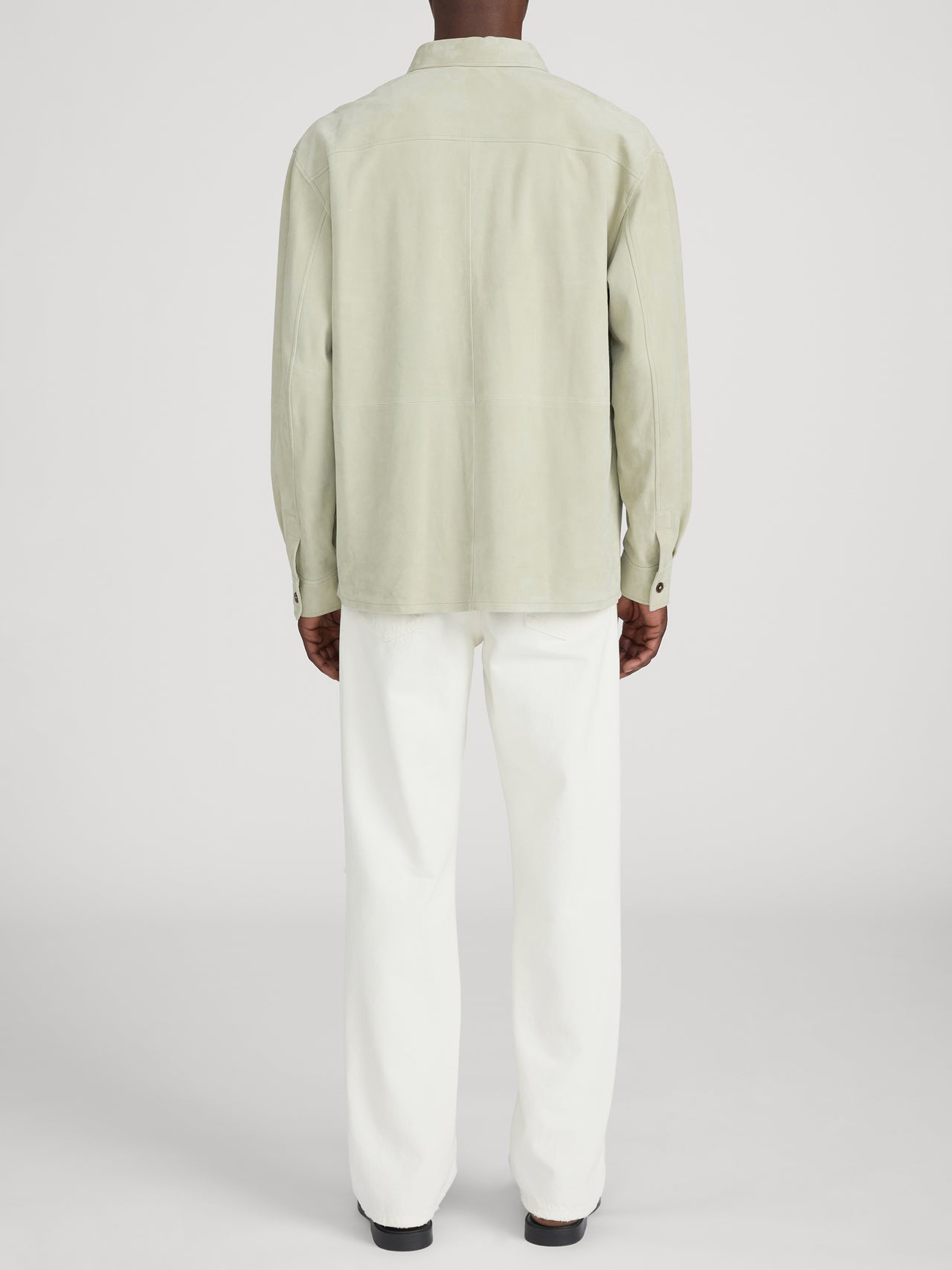 Suede Shirt -- Moss Green