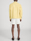 Leather Zip-Up Shirt -- Bold Yellow