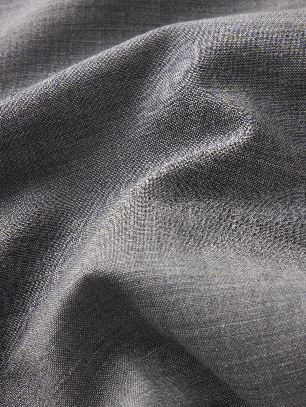 Unlined Double Breasted Blazer -- Grey Melange