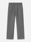 Easy Wide Leg Trousers -- Grey Melange