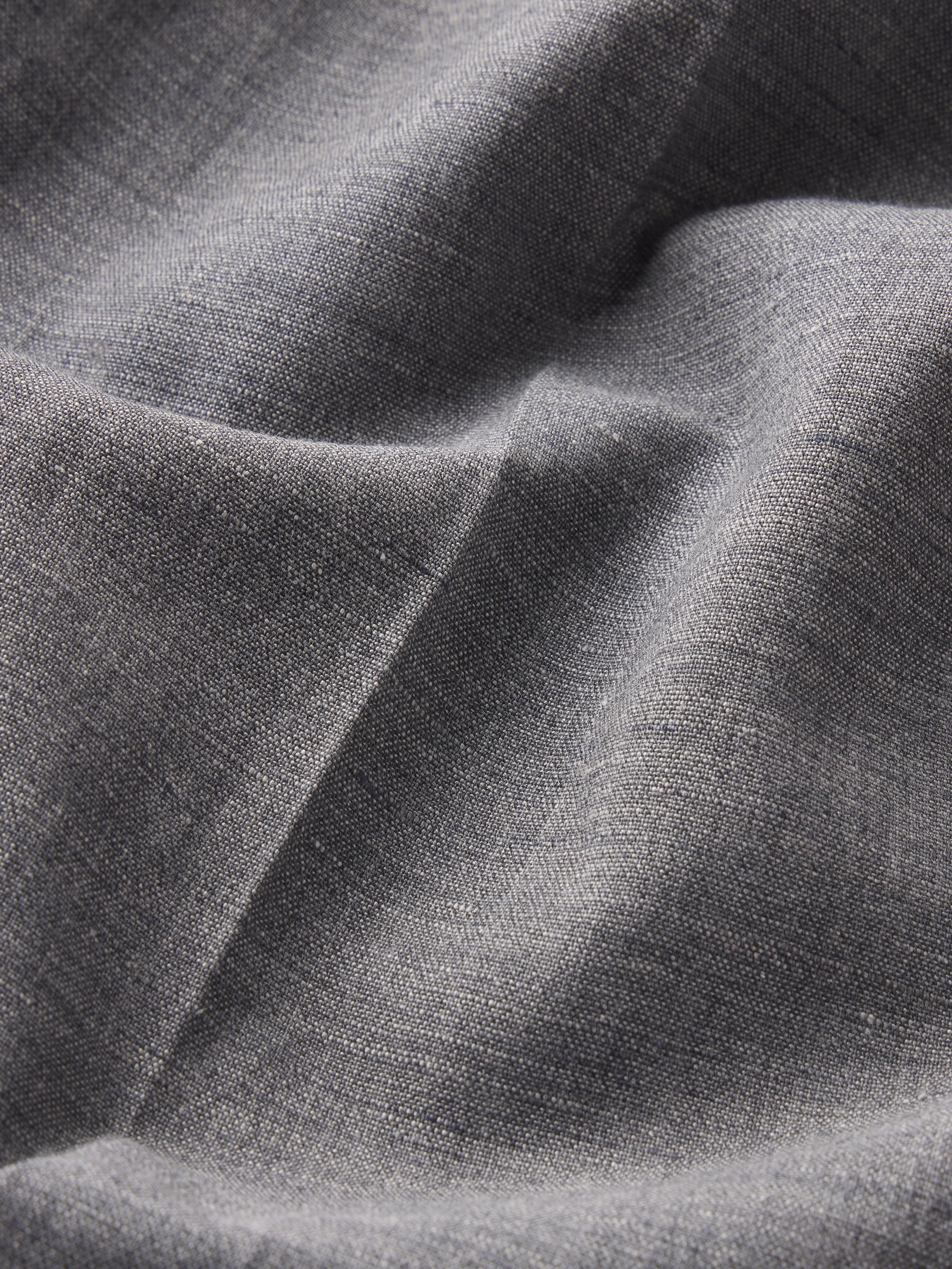 Easy Wide Leg Trousers -- Grey Melange