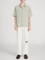 Textured S/S Shirt -- Moss Green