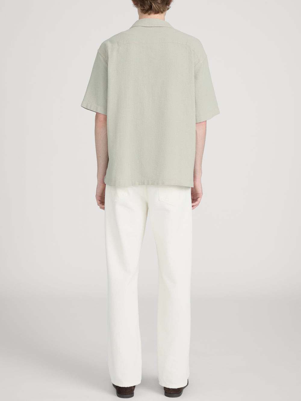 Open Weave Shirt -- Moss Green