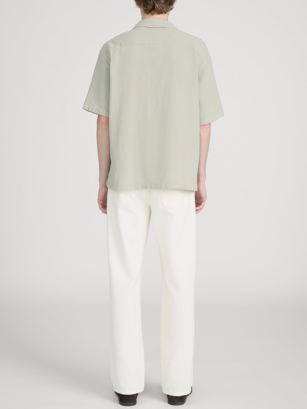 Open Weave Shirt -- Moss Green