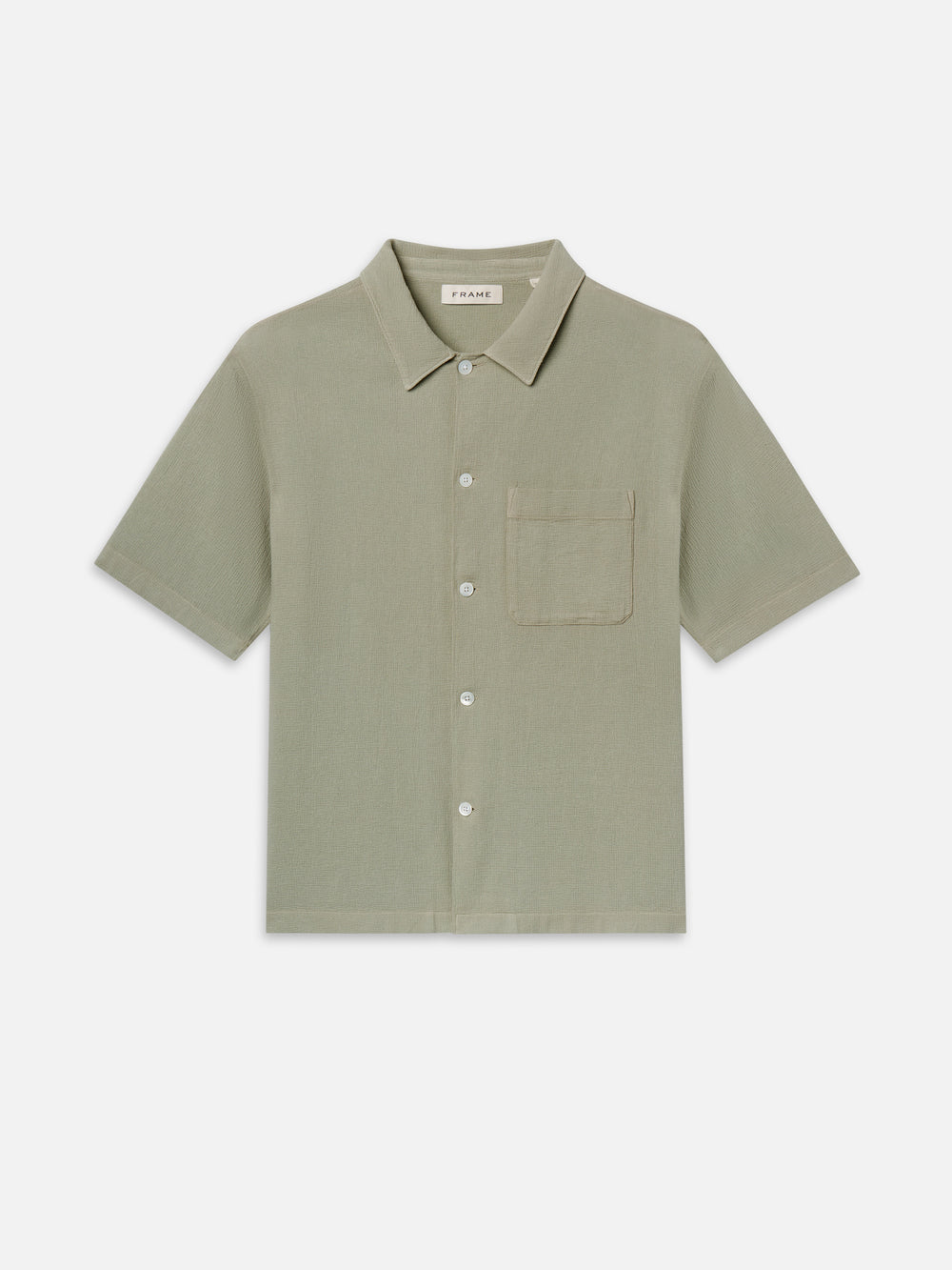 Open Weave Shirt -- Moss Green