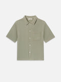 Open Weave Shirt -- Moss Green