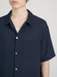 Textured S/S Shirt -- Navy