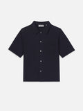 Textured S/S Shirt -- Navy