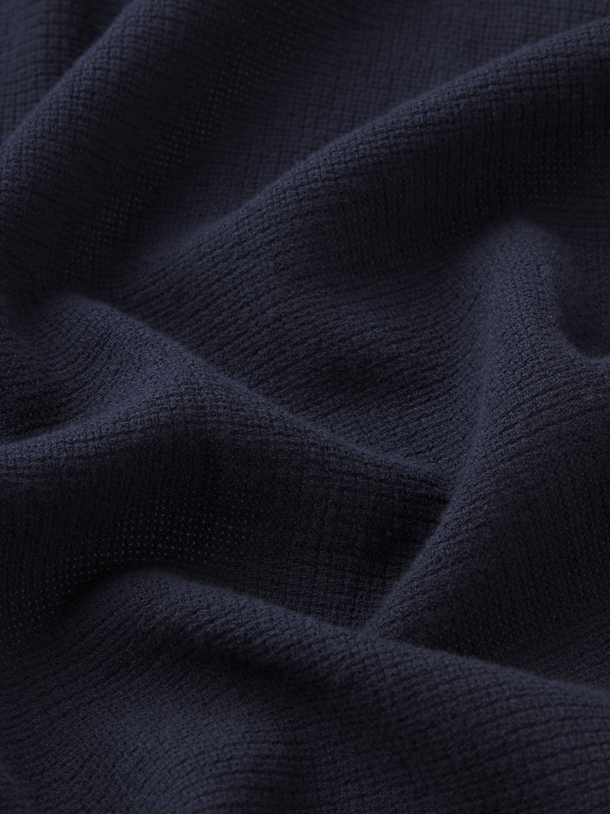 Textured S/S Shirt -- Navy