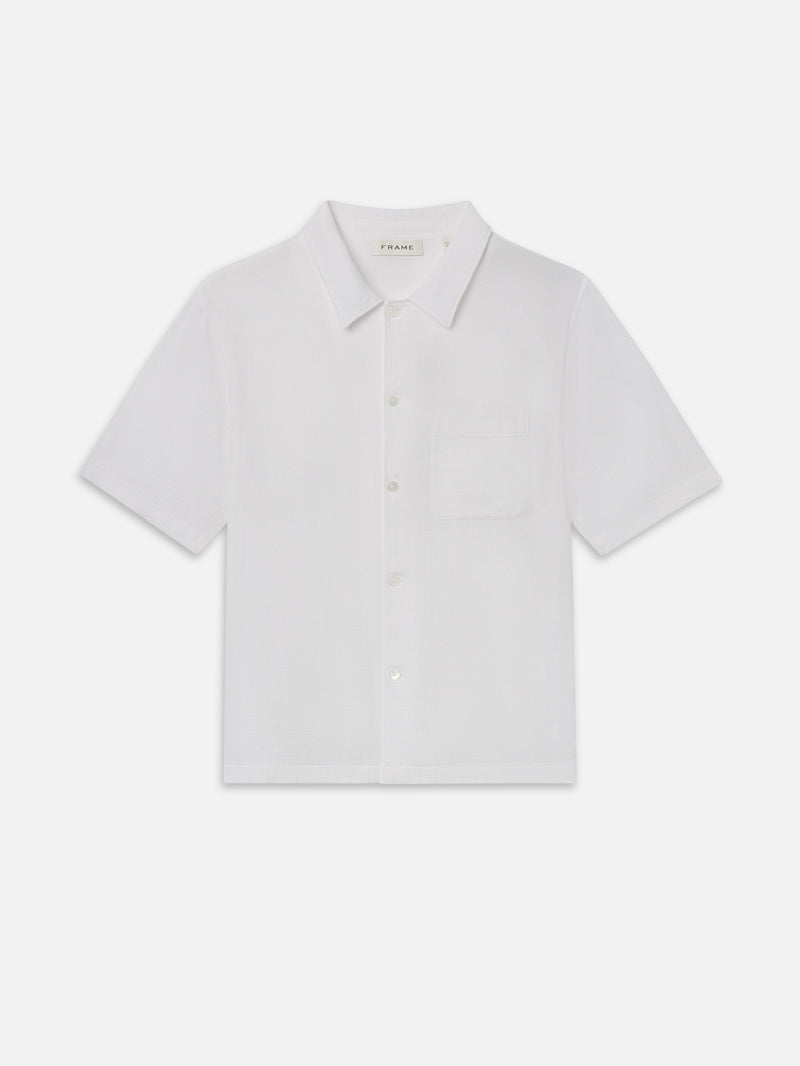 Open Weave Shirt -- White