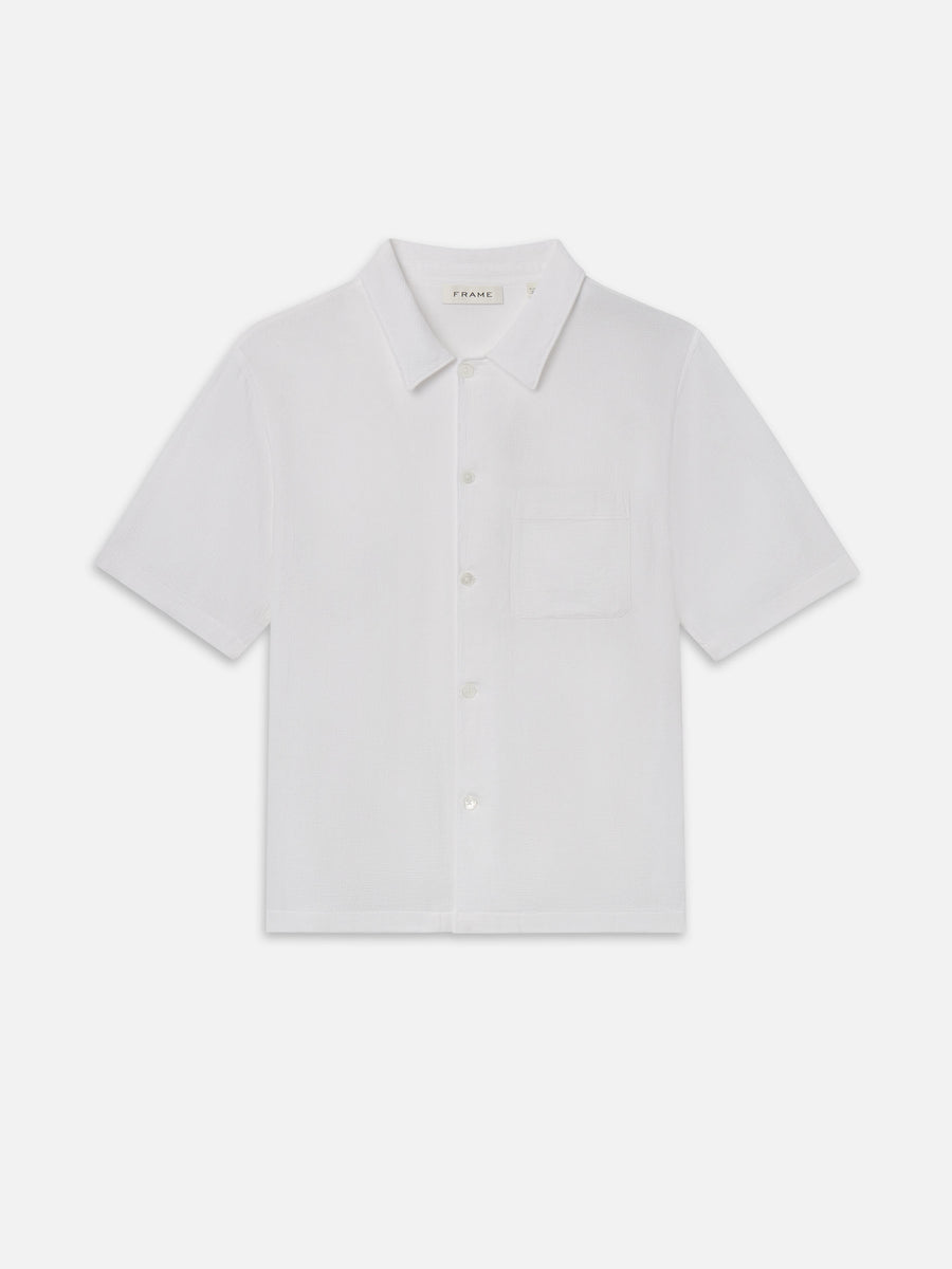 Open Weave Shirt -- White