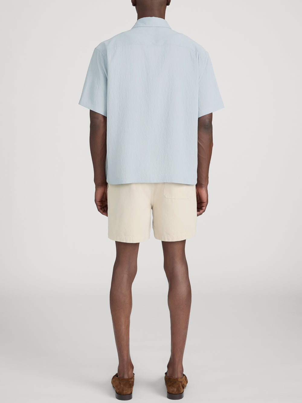 Light Weight Shirt -- Blue Grey Stripe