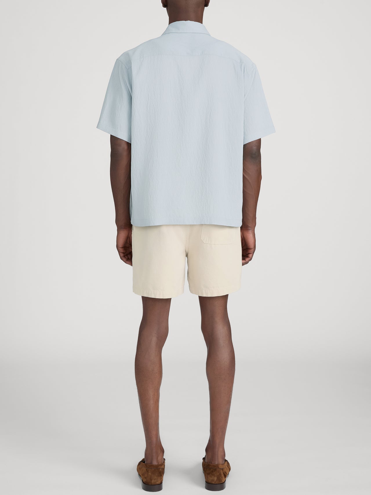 Light Weight Shirt -- Blue Grey Stripe
