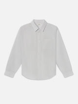 Pyjama Shirt -- White Stripe