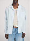 Pyjama Shirt -- Blue Stripe
