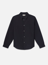 Linen Shirt -- Dark Navy