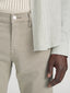 L'Homme Slim Brushed Twill -- Stone Grey