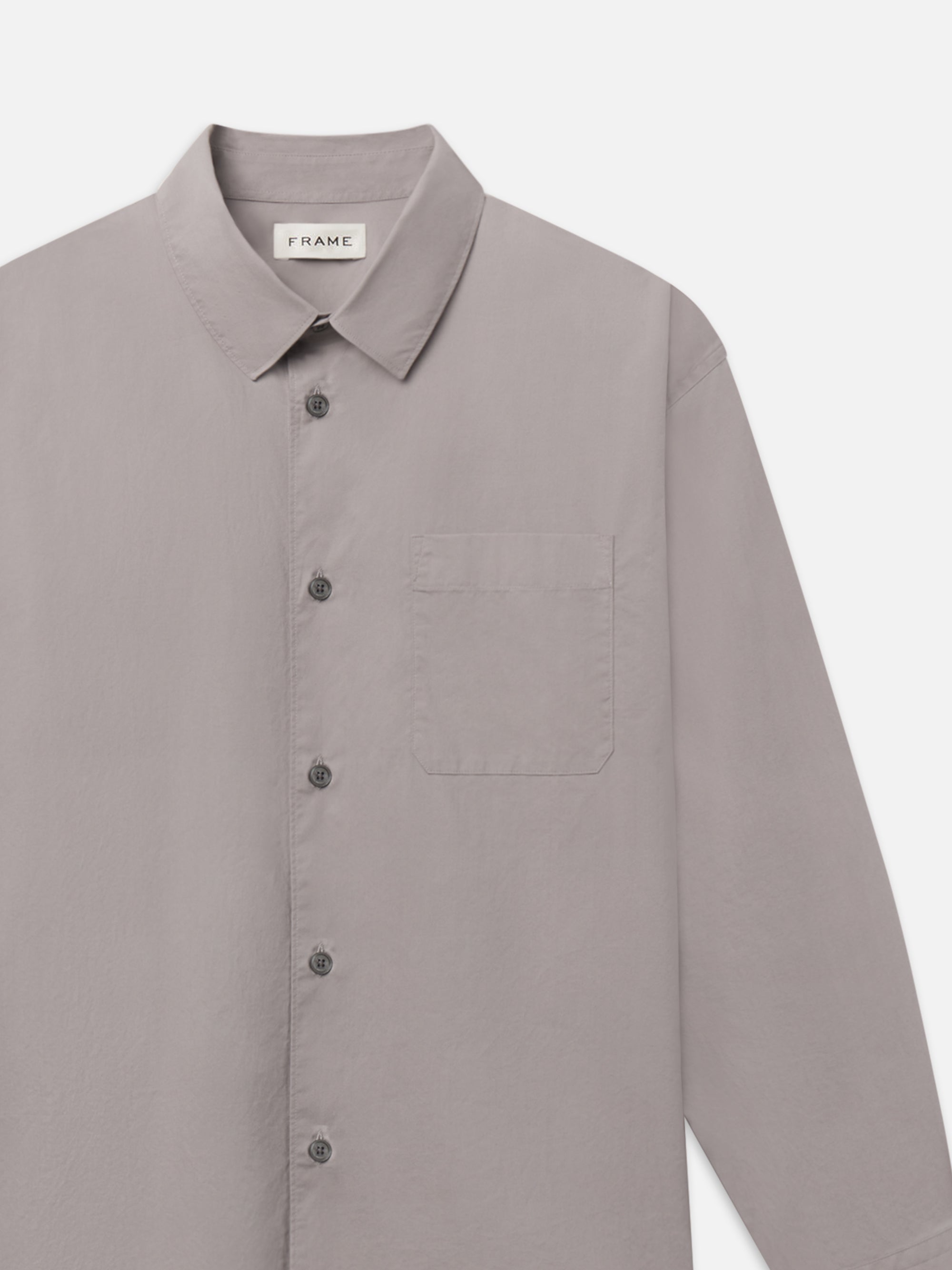 Cotton Shirt -- Grey