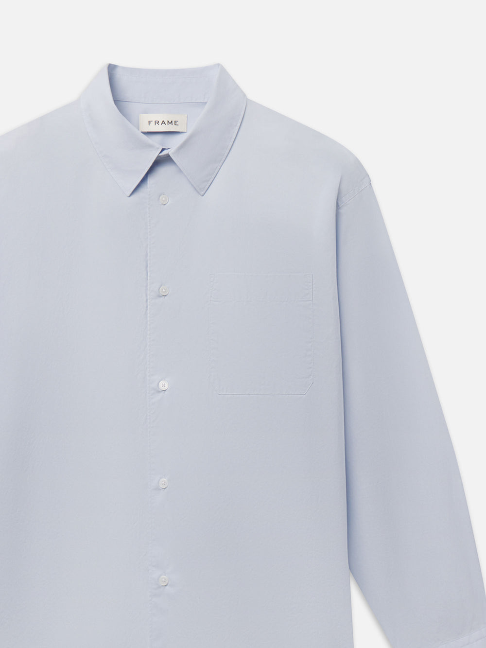 Cotton Shirt -- Light Blue