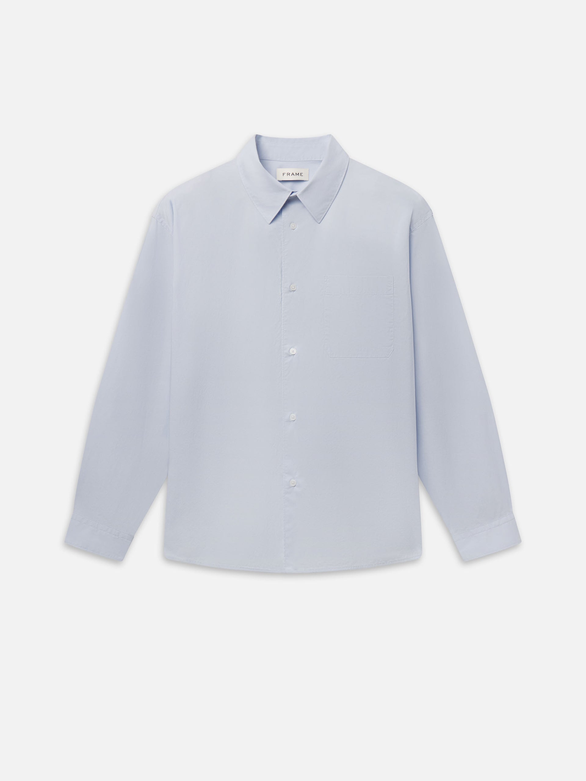 Cotton Shirt -- Light Blue