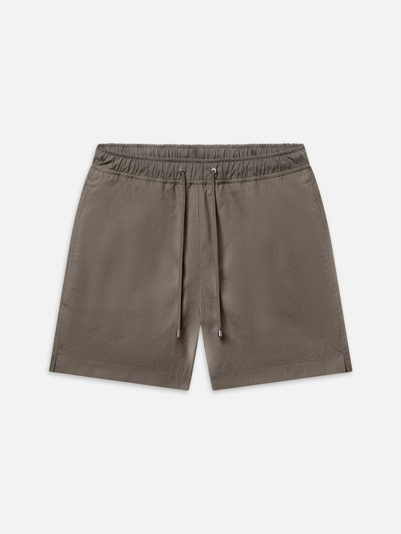 Nylon Lined Short -- Grey