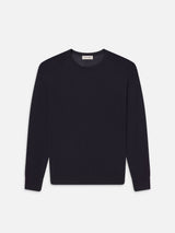 Superfine Crewneck Sweater -- Dark Navy