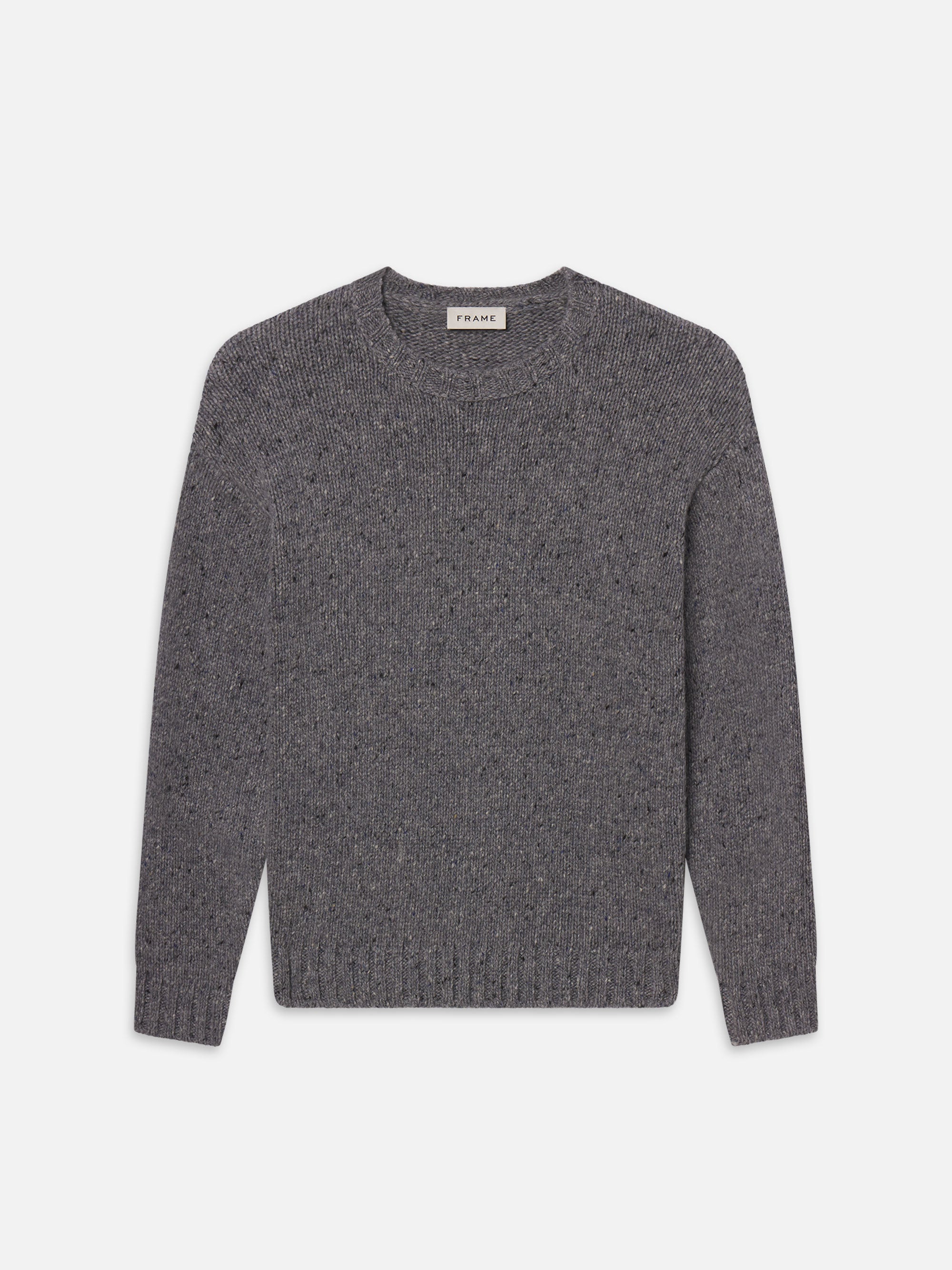 YAK BLEND SWEATER DARK TAUPE